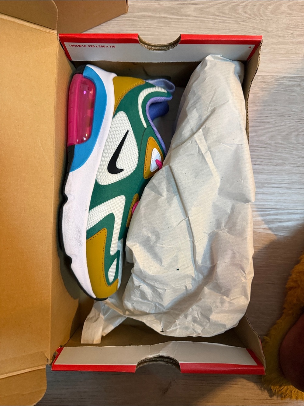 Nike Kids Multicolor Air-Style Sneakers with Pink Air Unit